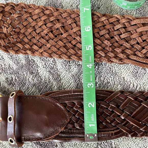 Just Cavalli Leather Braided Belt main image 15